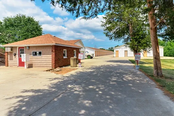 Storage facility front office.