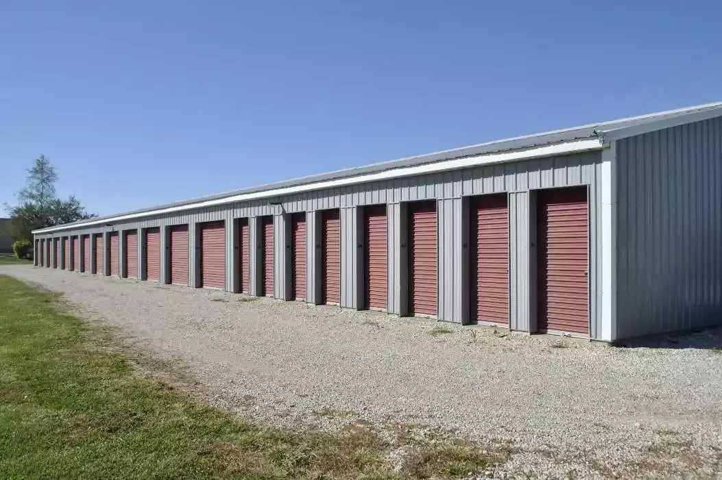 Row of units at Portland Storage Units on Wayne Street.