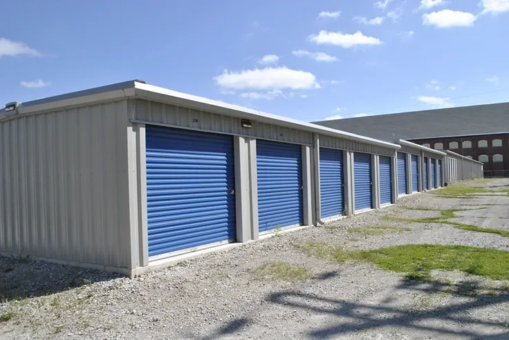 Outdoor units with gravel road.