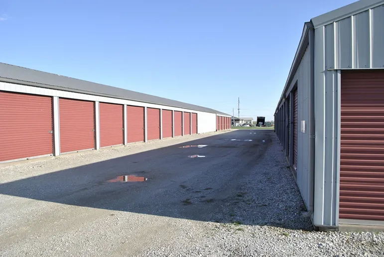 Storage facility with outdoor units.