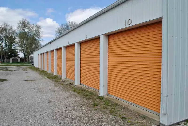 Storage units in Princeville, IL.