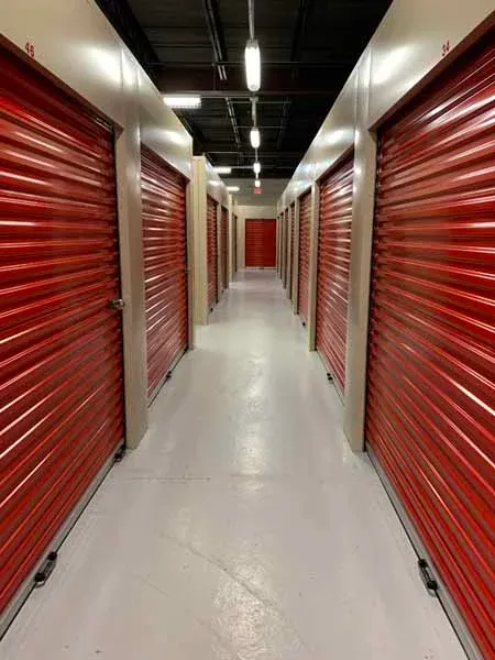 Indoor storage units in Bryan, TX.
