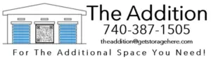 The Addition Logo with facility phone number and email