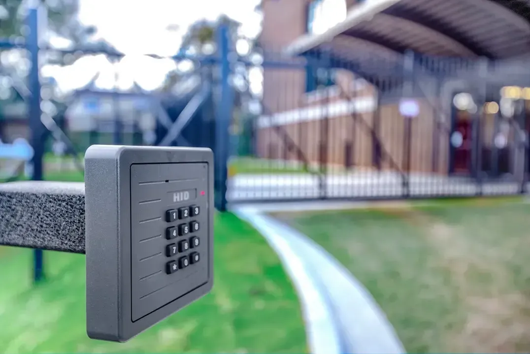 Keypad for entry to a storage facility